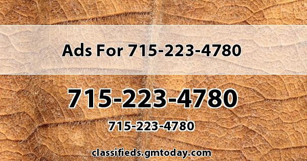 Ads for 715-223-4780